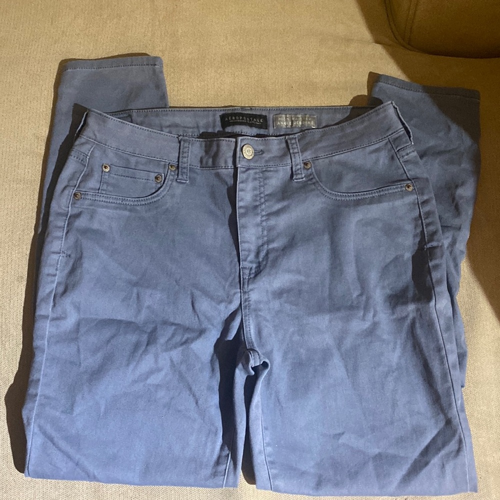 High waisted ankle jeggings